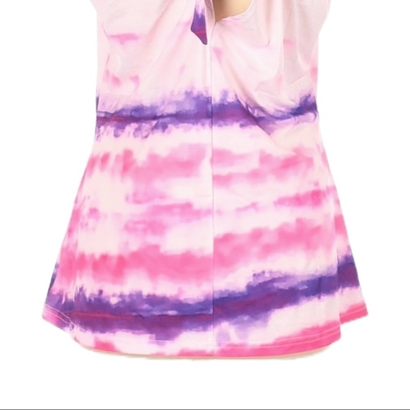 🌺 Lily Firmiana Tie Dye Crisscross Strappy Summer Tank Top Size M NWT - Picture 5 of 12